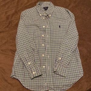 Ralph Lauren Polo boys plaid button down shirt